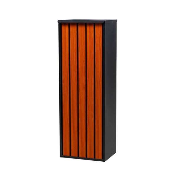 Glasshaus Preassembled Post Parcel Letterbox Package Mailbox Safe Drop Lockable Storage Black