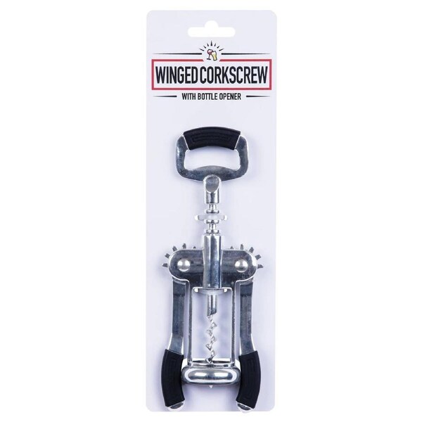 Winged Corkscrew Bottle Opener