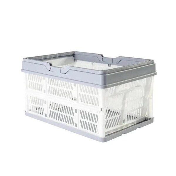Livingtoday Collapsible Shopping Basket with Handle Medium - 19L
