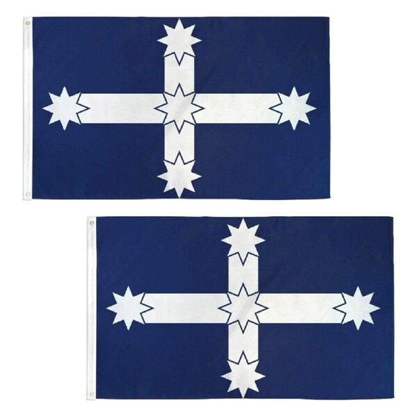 2-PACK Large Eureka Stockade Flag Southern Cross Australian Aussie Oz Heavy Duty Outdoor 90cm x 150cm