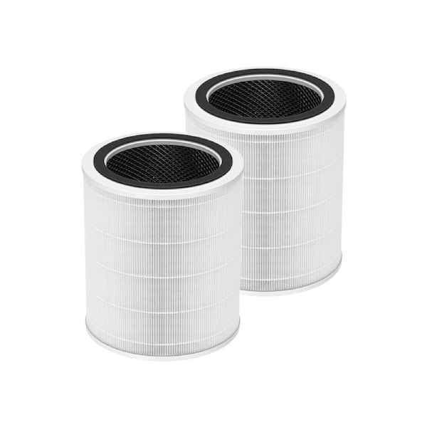 2 Pack Core 400s HEPA Air Filter, Compatible with LEVOIT Core 400s, 3-in-1 H13 True HEPA Activated Carbon Replacement Filters