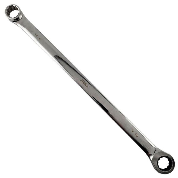 AOK by KC Tools 19mm Long Ratchet and Ring Spanner - A131511