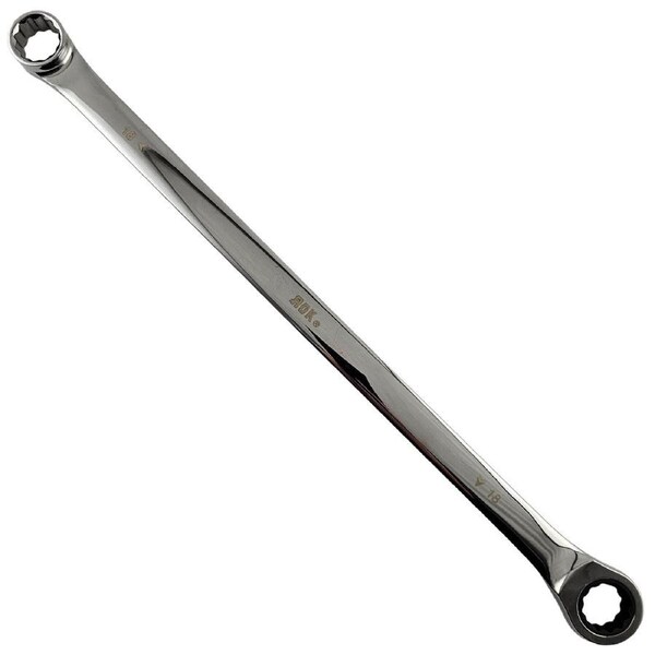 AOK by KC Tools 18mm Long Ratchet and Ring Spanner - A131510