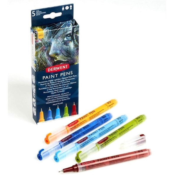 Derwent Permanent Paint Pens Palette #02
