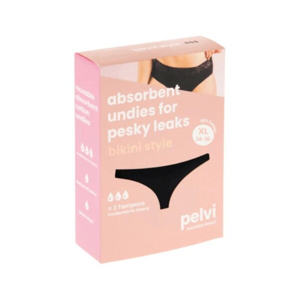 Leakproof Bikini Underwear Black X-Large