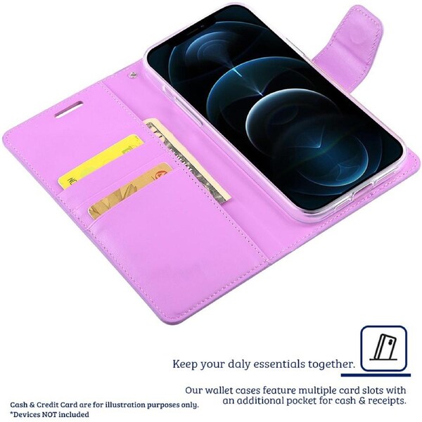 iPhone 13 Pro Compatible Case Cover With Sonata Diary - HotPink