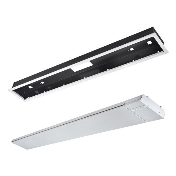 Heatstrip Elegance 2400W 2-Level Heater w/ Remote & Flush Mount Enclosure Kit