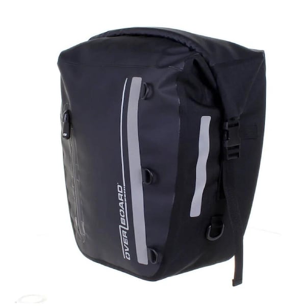 Overboard Classic Waterproof Bike Pannier 17 Litre Black - AOB1159BLK