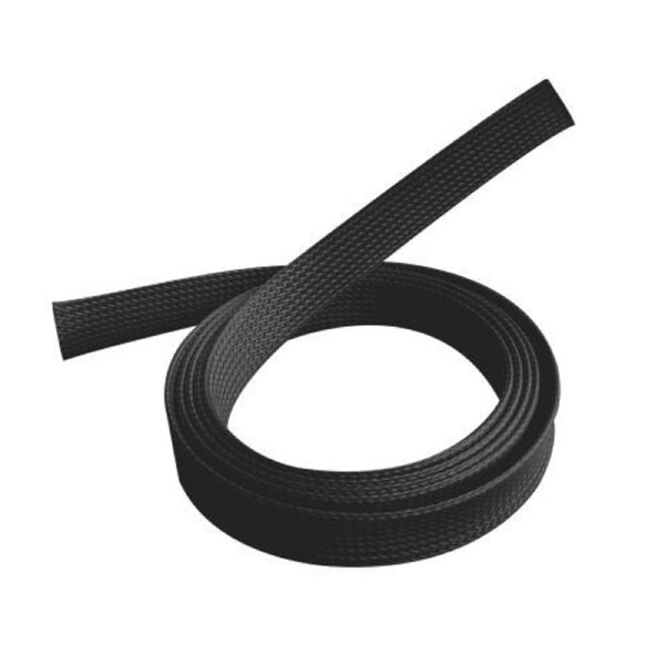 Brateck Braided Cable Sock (30mm/1.2' Width) Material Polyester Dimensions1000x30mm -- Black