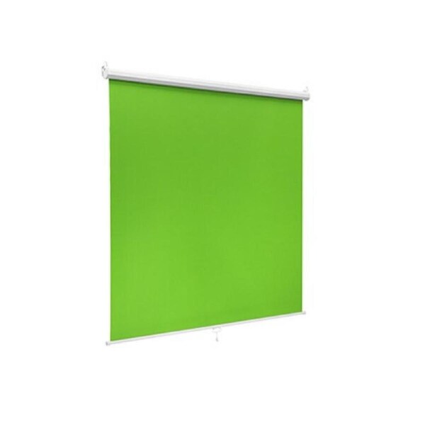 Brateck 92'' Wall-Mounted Green Screen Backdrop Viewing Size(WxH):150x180cm (LS)
