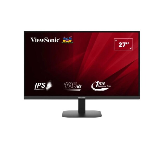 ViewSonic 27' VA2708 2K, 100hz, SuperClear IPS, 1ms, HDR10, 2 x Speakers, Seamless viewing, HDMI 2.0, DP x 1, Audio, Eco Mode VES 75, Monitor
