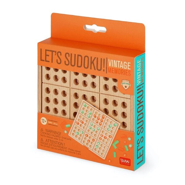 Legami Let's Sudoku Puzzle Classic Tabletop Board Game Kids Toy Play Set 12+