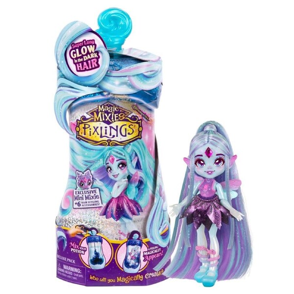 Magic Mixies Pixlings Series 2 Galaxy Hair Flyt the Dragonfly Pixling Doll