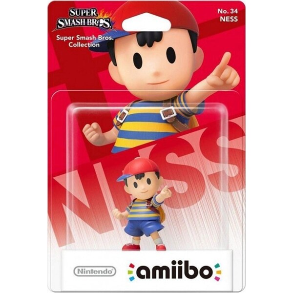 Nintendo Wii U Amiibo Super Smash Bros Series Collection Ness Figure No. 34