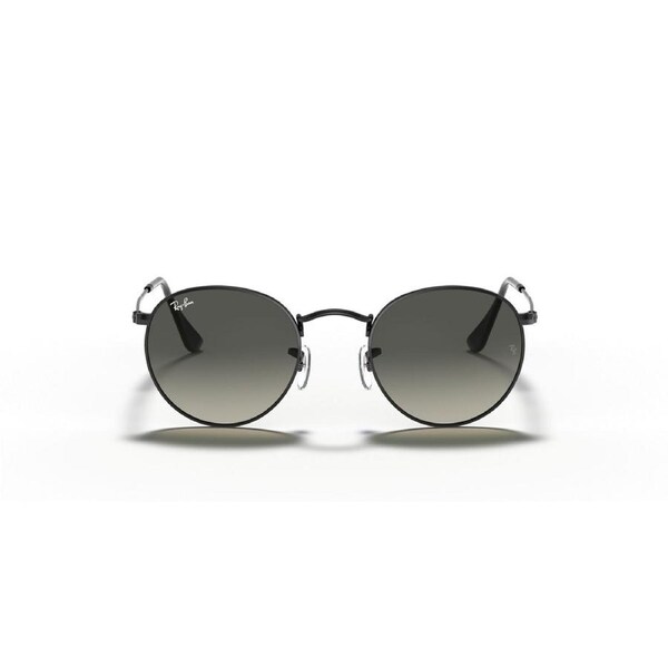 Ray-Ban Round Flat Grey Gradient Lenses Sunglasses
