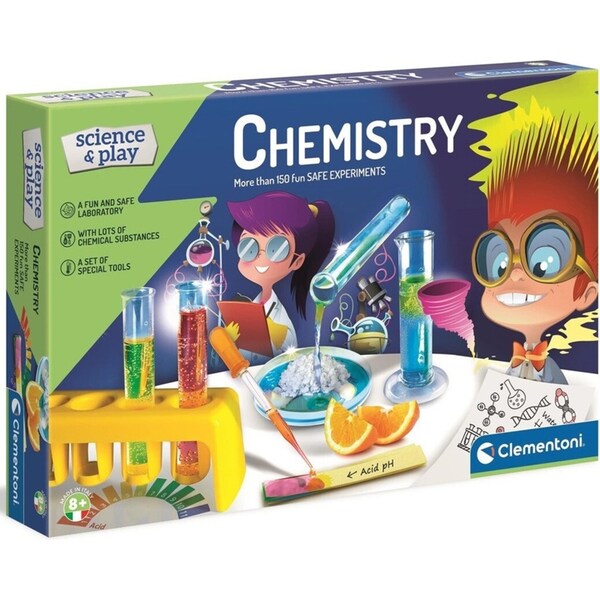 Clementoni Science & Play Chemistry Kids/Children Educational Fun Play Toy 8y+
