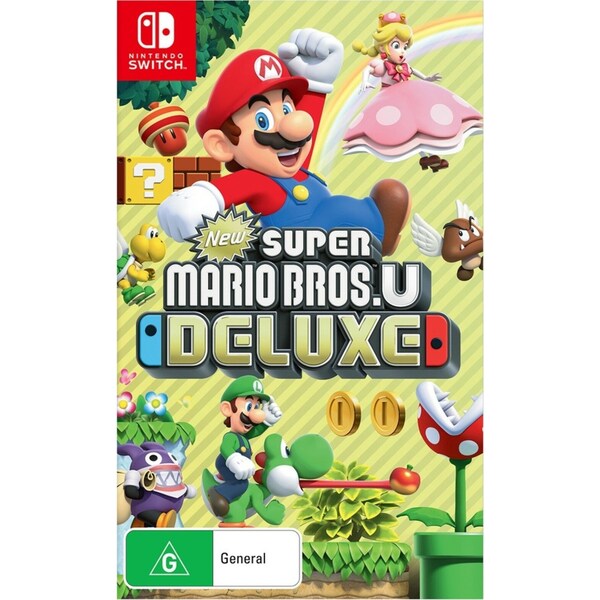 Nintendo Switch SWI New Super Mario Bros U Deluxe Action/Adventure Video Game