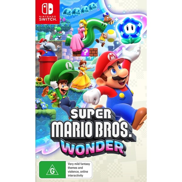 Nintendo Switch SWI Super Mario Bros Wonder Action/Adventure Fun Video Game