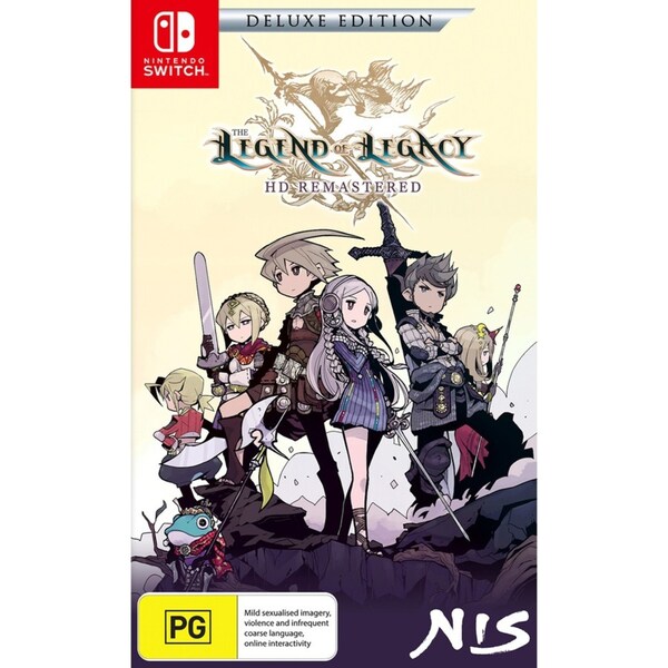 Nintendo Switch SWI The Legend of Legacy HD Remastered Deluxe Edition Video Game