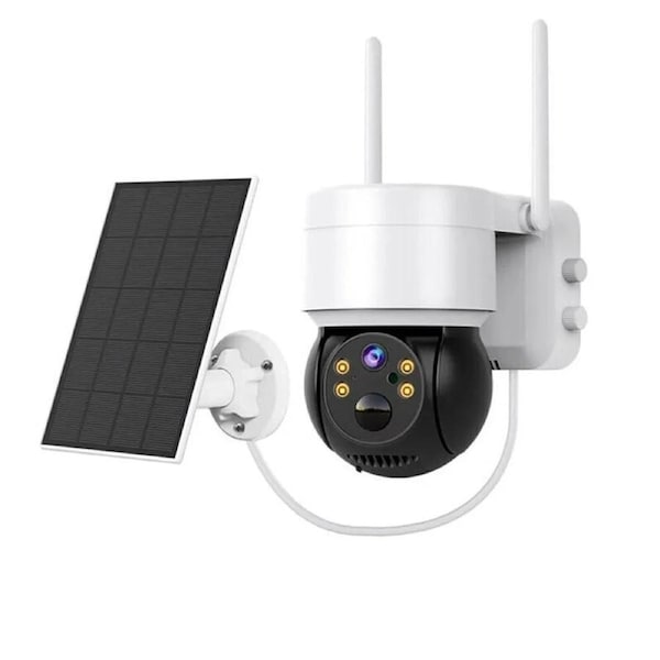 Solar Security IP Camera Battery Powered Outdoor Wireless WiFi CCTV PTZ Camera