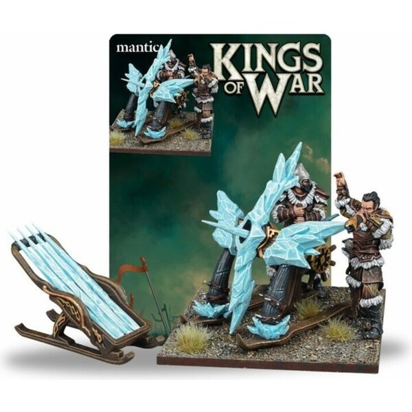 Mantic Games Kings Of War Northern Alliance Ice Kin Bolt Thrower Miniature Toy