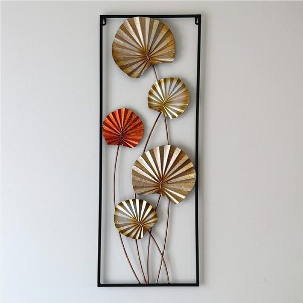 Metal Wall Art Leaves - HOM1007