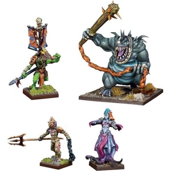 Mantic Games Kings of War Trident Realm Hero Pack Tabletop Miniature Figure Toy