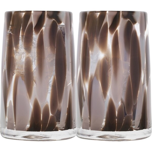 4pc Ecology Camille HiBall Tumblers Table Drinking Glasses 420ml/13cm Dusk