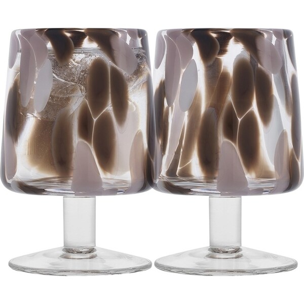 4pc Ecology Soda Lime Glass Camille Barware Table Goblets 310ml/12.5 Dusk