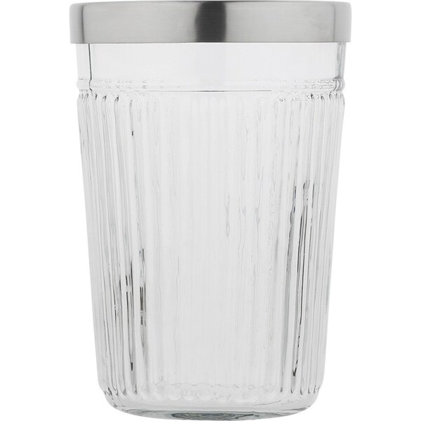 Ecology Ritz Soda Lime Glass/Stainless Steel Wine Bottle Cooler Holder