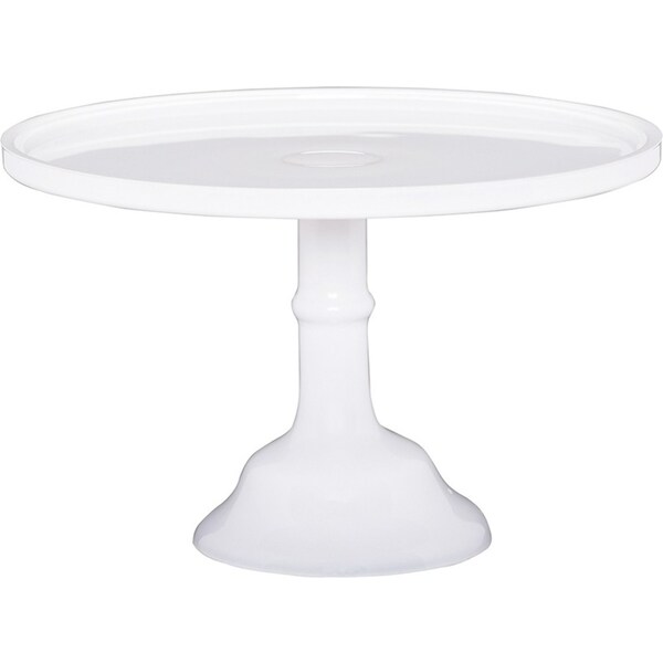 Ecology Glass Torte Cake Stand Dessert Display Holder Server 29x18cm White
