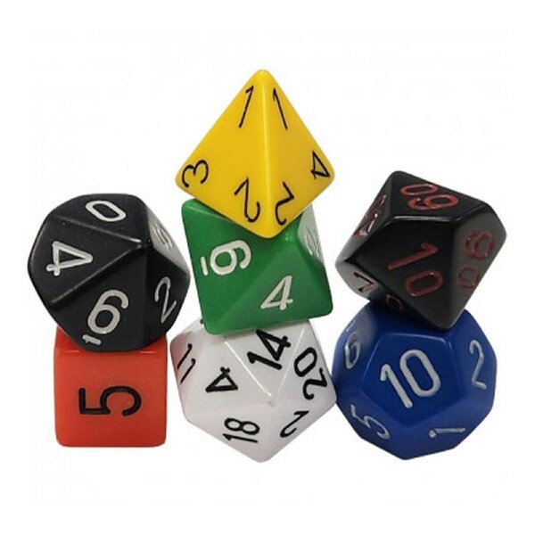 CHX 25499 Nostalgia Opaque GM & Beginner Player 7-Die Set