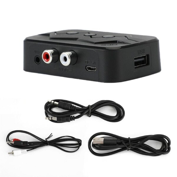 Bluetooth Receiver NFC Bluetooth Transmitter Supports TF Card USB To Play RCA Call 5.0 Interference All-in-one