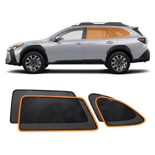 Port Rear Window Sun Shade for Subaru Outback 2020-2025 Car Sun Blind Mesh
