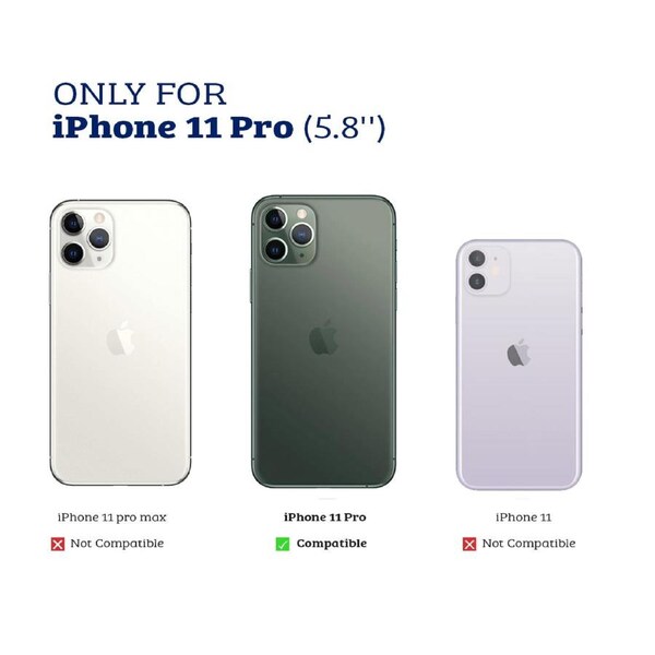 iPhone 11 Pro Compatible Case Cover With Premium Shockproof Heavy Duty Armor - Mint