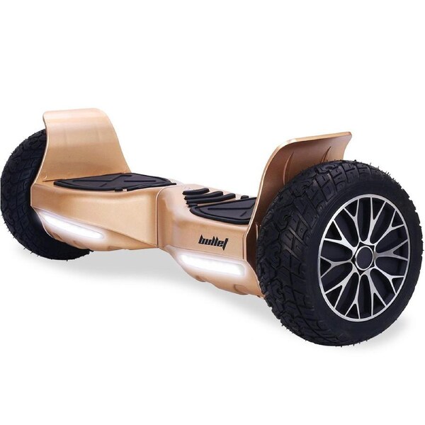 Bullet SX-4000 Hoverboard Scooter 700W Brushless, UL Certified, AU Compliant, 8.5" Wheels, Superior Self Balancing System, LED Lights, Carry Bag, Bronze