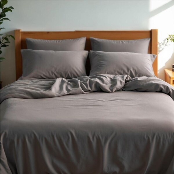 Royal Comfort 1200 Thread Count Sheet Set 4 Piece Ultra Soft Touch Bedding Charcoal / Queen