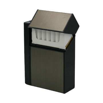 cigarettes woolworths 20 Cigarette Case with Jet Lighter 2-in-1 Regular Size Holder