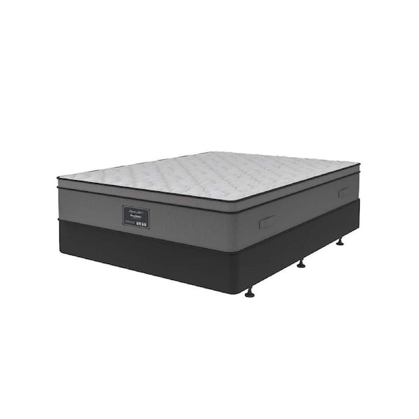 SleepMaker Elegance Fusion Advance Mattress - Plush Single / Ebony Colour Base