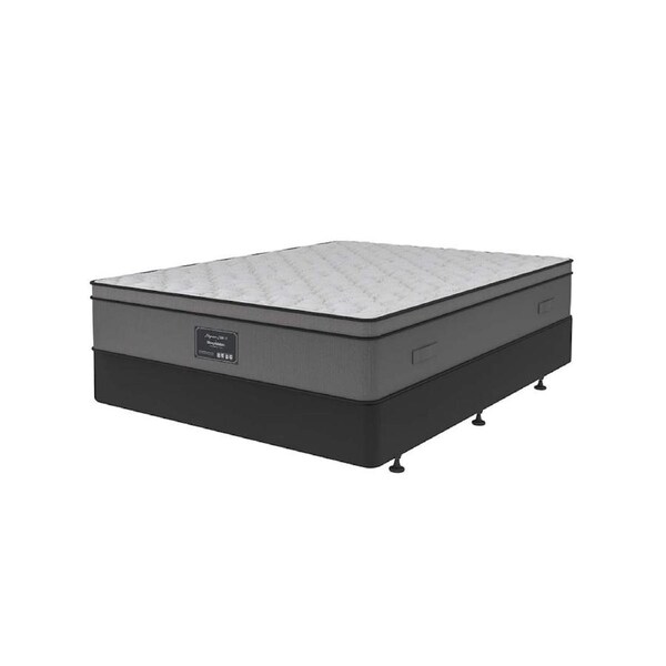SleepMaker Elegance Elite II - Plush King Single / Walnut Coloured Base