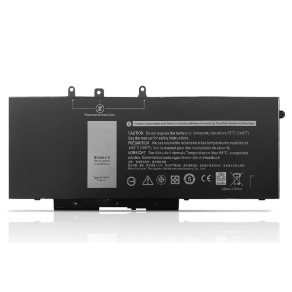 Replacement Battery for Dell Latitude 5580 5480 5280 5290 5590 5490 5491 5495 5591, ONLY fit Part GJKNX