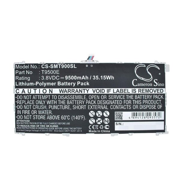 T9500C T9500E Battery For Samsung Galaxy Tab Pro 12.2 SM-P900 P901 SM-P905