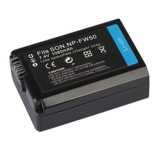 Replacement NP-FW50 Battery for Sony Alpha a7 a7 II a7R a7R II a7S a7S II a3000 a3500 a37 a5000 a55 a5100 a6000 a6300 a6400 a6500 Camera