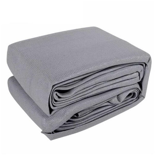 Sun Shade Sail 4x5m Rectangle 280GSM 98% Black Shade Cloth Shadecloth Heavy Duty