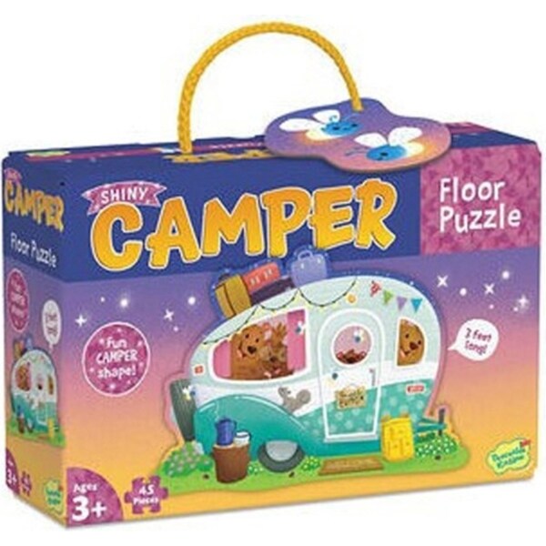 45pc Peaceable Kingdom Camper Floor Puzzle 91cm Jigsaw Tabletop Play Game 3y+
