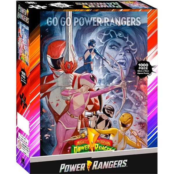 1000pc Impact Puzzles Go Go Power Rangers Jigsaw Tabletop Puzzle Game 50x70cm