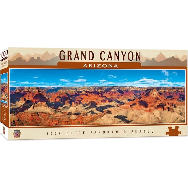 1000pc Masterpieces Puzzle City Panoramic Grand Canyon Jigsaw Play Game 33x99cm