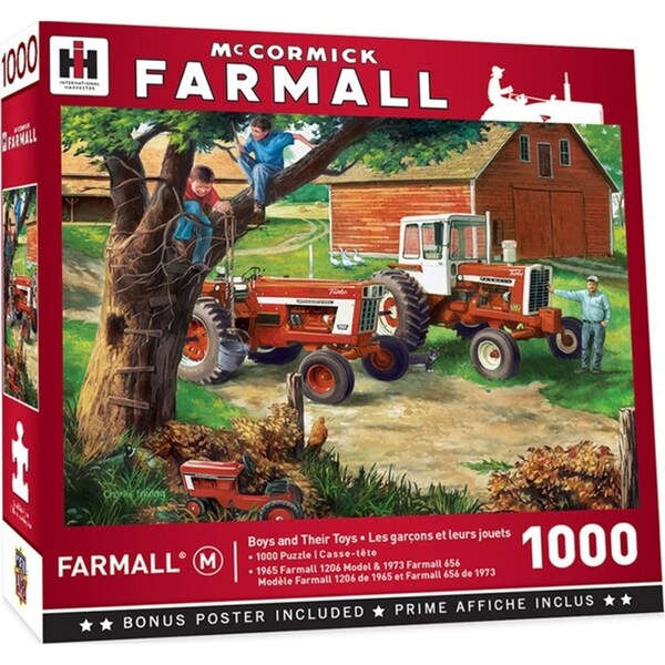 1000pc Masterpieces Farmall Boys and Their Toys Jigsaw Puzzle Play Game 49x68cm