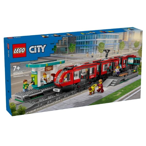 LEGO City Downtown Tram and Station (60423)
