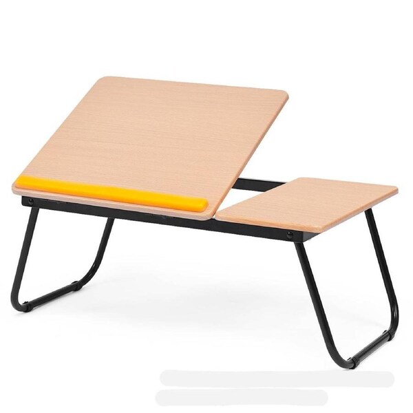 Costway Portable Folding Laptop Desk Computer Notebook Table Stand Tray for Sofa & Bed